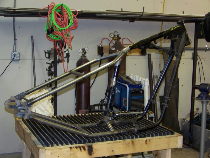 Hardtailed Frame